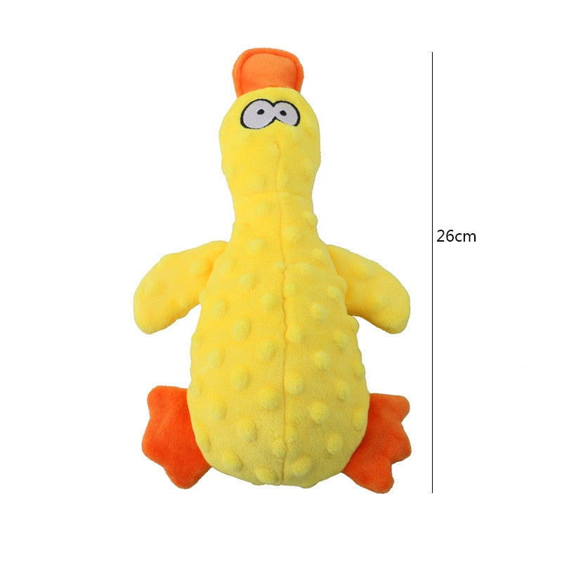 Plush Squeaky Duck Toy For Dogs