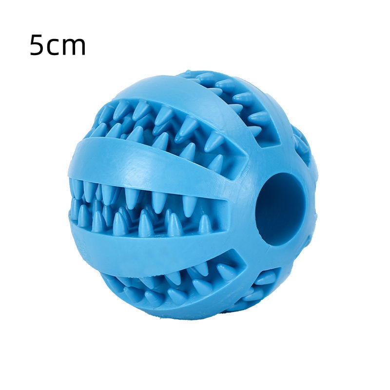 Rubber Interactive Chew Foraging Dog Ball Toys