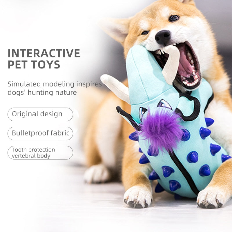 GiGwi Duraspikes Interactive Extra Tough Animal Dog Toys - Great for aggressive chewers