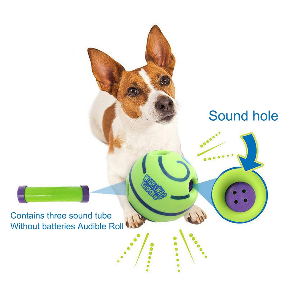 Wobble Wag Giggle Interactive Dog Ball as seen on TV - Multiple options