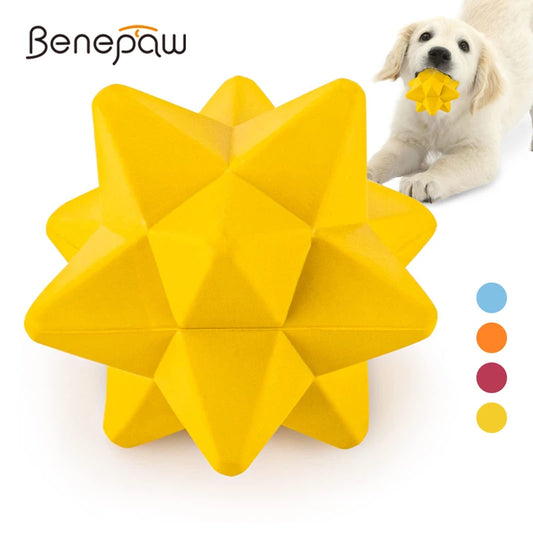 Benepaw Rubber Ball for Aggressive Chewers made from Non-Toxic Rubber for Small, Medium & Large Dogs