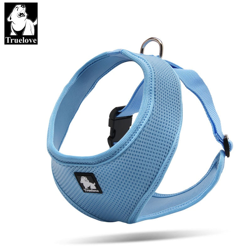 Truelove Puppy / Small Dog Breathable Mesh Nylon Harness (Blue)