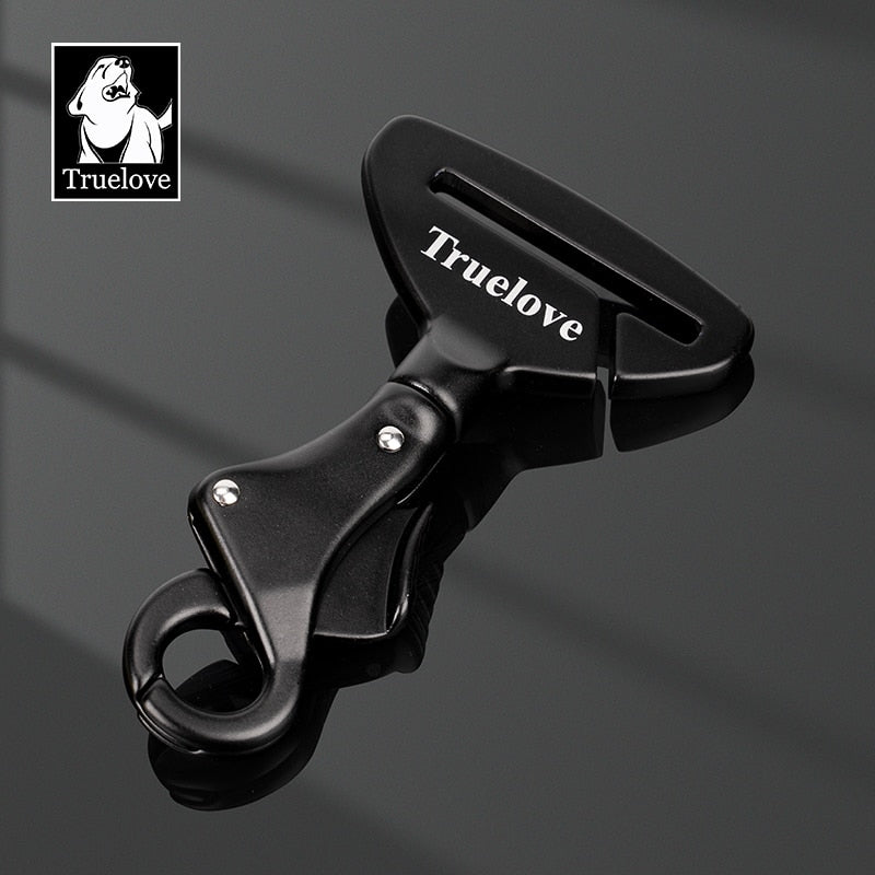 Truelove Dog Car Seat Belt Safety Buckle with Collar or Harness - High-quality Lightweight Aluminium Alloy TLM1993