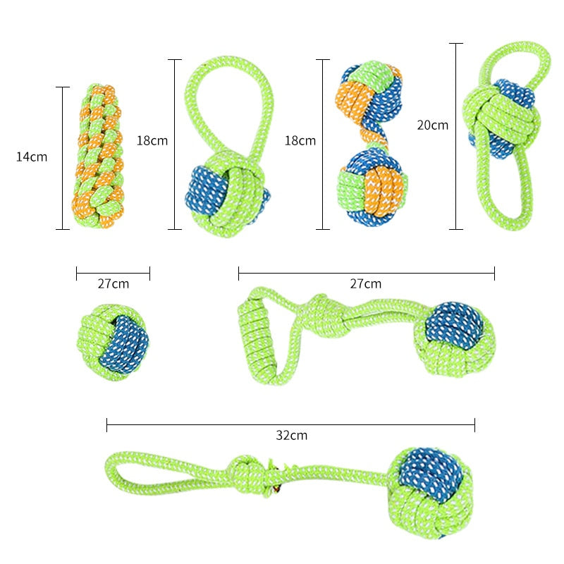 Interactive Rope Dog Toys For Small Dogs - Various options available