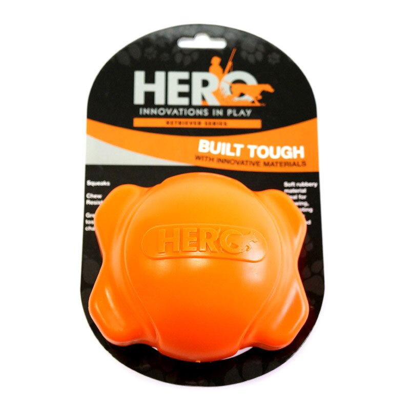 CAITEC Hero Squeaking Dog Ball - Tough, Floating & Interactive