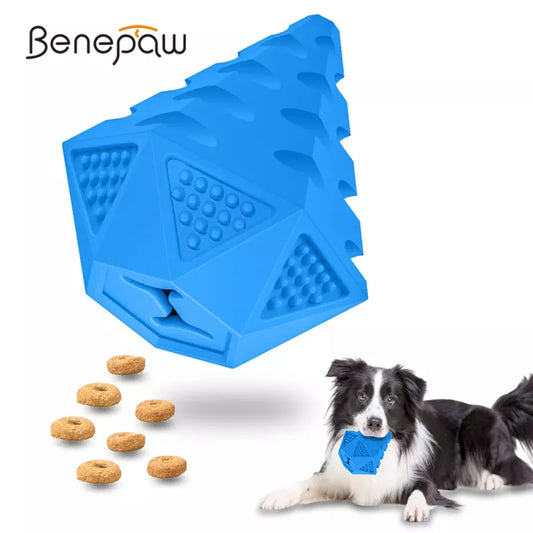 Benepaw Interactive Foraging Dog Toy For Aggressive Chewers - made from Non-Toxic Rubber