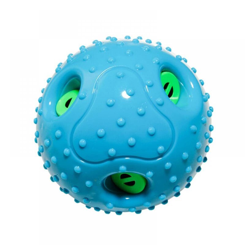 Benepaw Durable Interactive Squeaky Dog Ball Eco-friendly Natural Rubber for Medium to Large Dogs