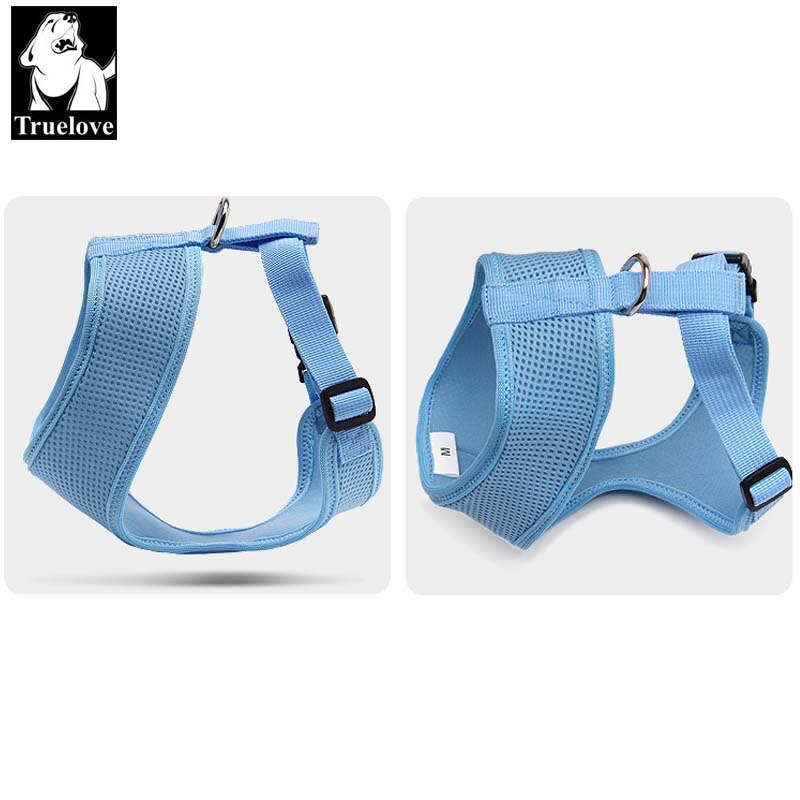 Truelove Puppy / Small Dog Breathable Mesh Nylon Harness (Blue)