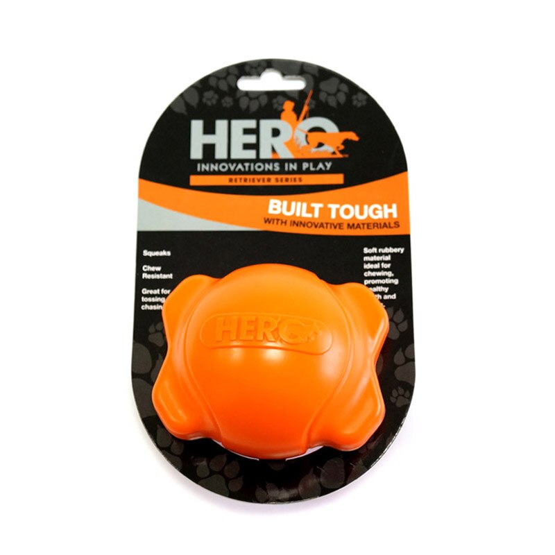 CAITEC Hero Squeaking Dog Ball - Tough, Floating & Interactive