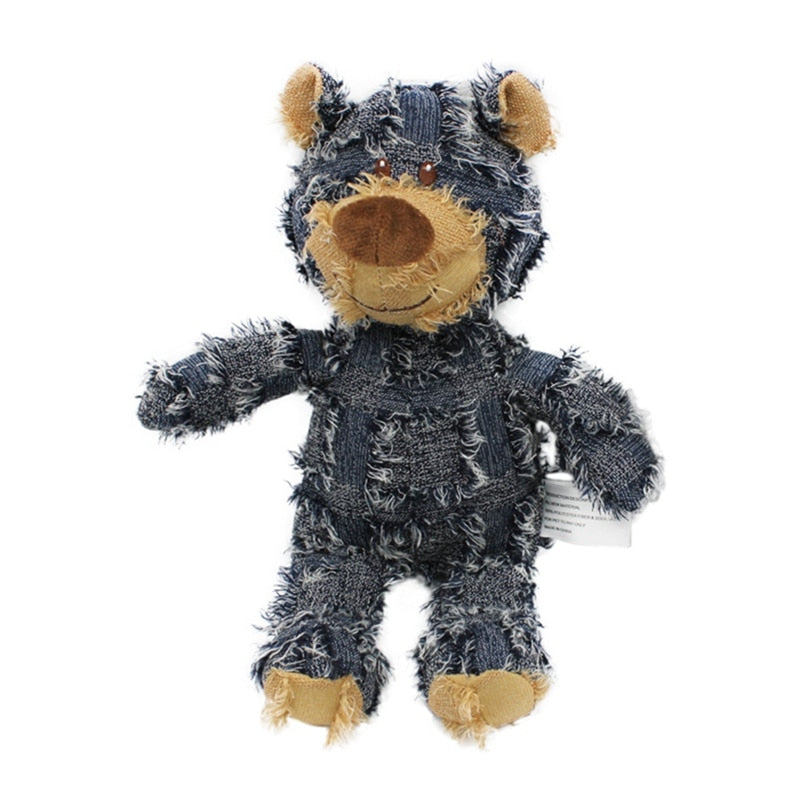 Fluffy Bear Squeaking Toy For Dogs