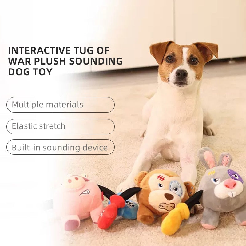 GiGwi Newest Pet Toys Cute Boxer Panda Series Sound Interactive For All Dogs