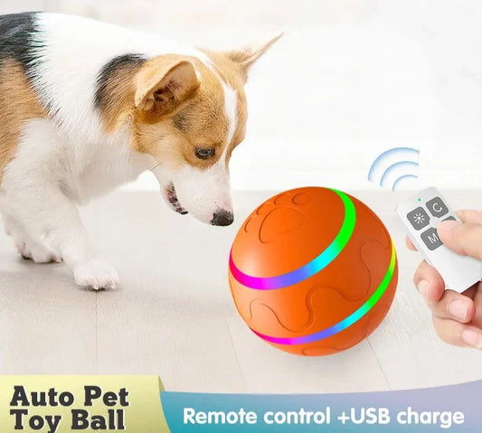 Smart Interactive Ball Dog Toy. Usb Rechargeable - Automatic Rotation & Jumping