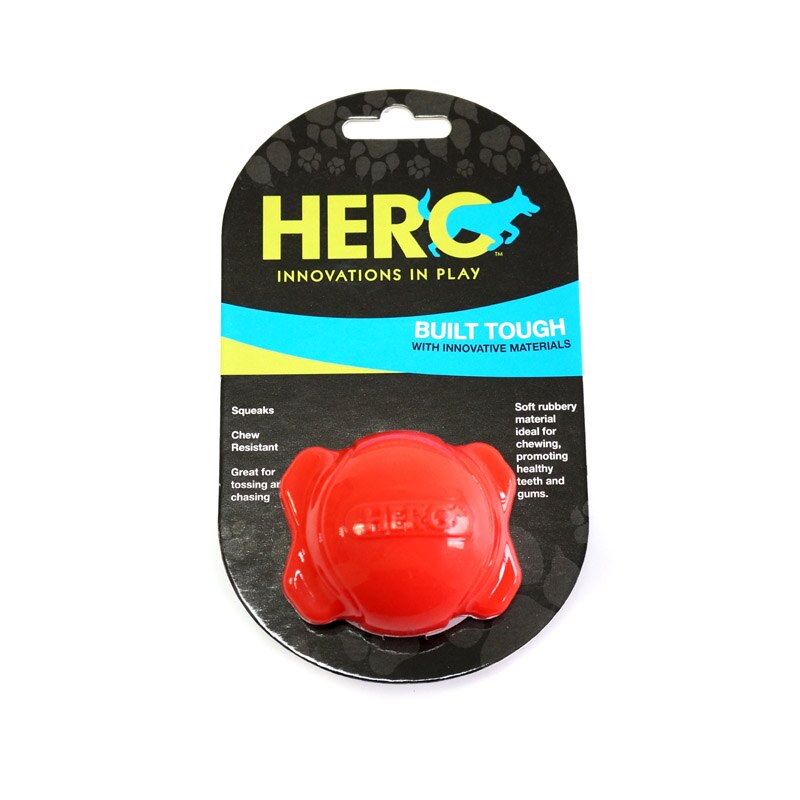 CAITEC Hero Squeaking Dog Ball - Tough, Floating & Interactive