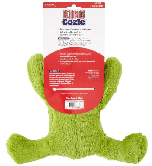 KONG Snuglle Cozie Ali the Alligator & Funny Monkey Dog Toy