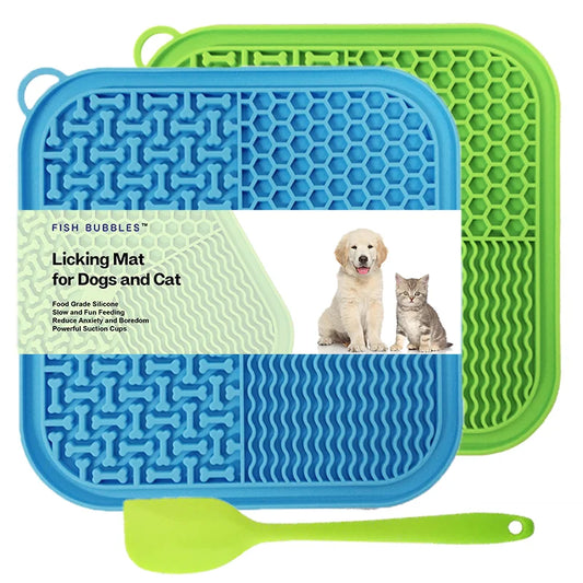 Slow Feeding Premium Lick Mat for Dogs with Suction Cups - Various colours available