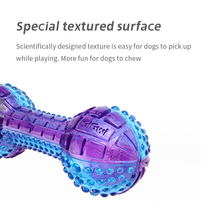 GiGwi Interactive Pet Toys PUSH TO Mute Bone Series Interactive Safe Training Dogs Toys