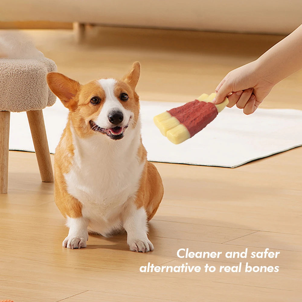 All For Paws Strong Chewer Bacon Flavour Toy made from Non-toxic Nylon Rubber