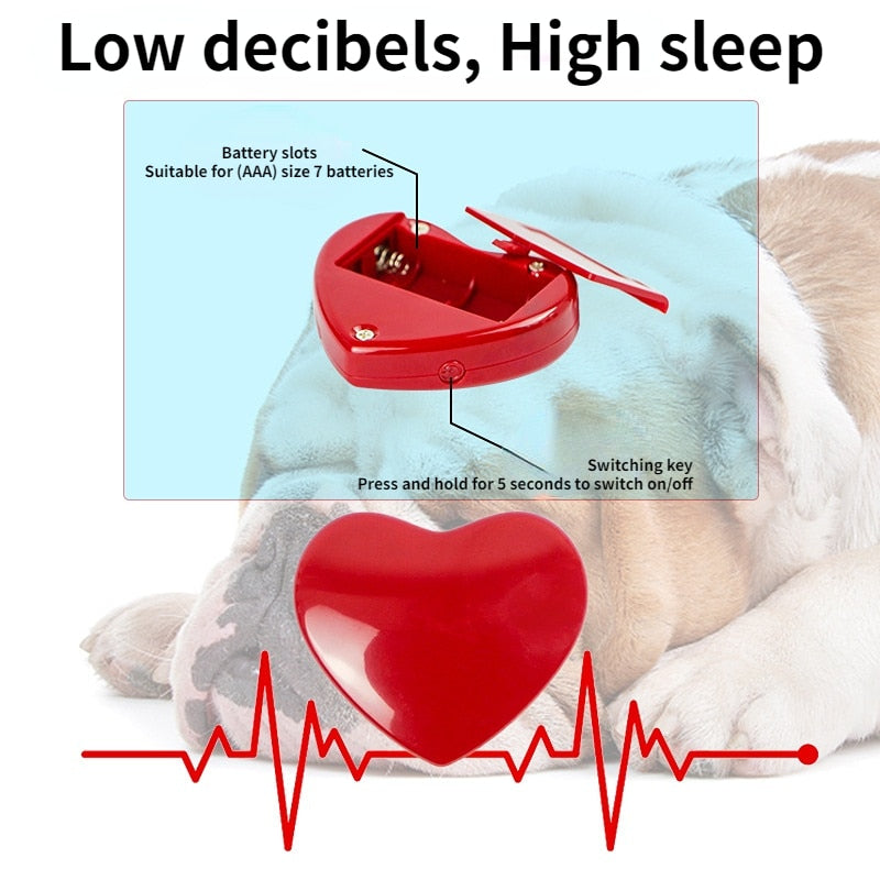 Dog Heartbeat Anxiety Behavioural Training Dog Toy - Comfortable Snuggle Anxiety Relief Sleep Aid for your Dogs