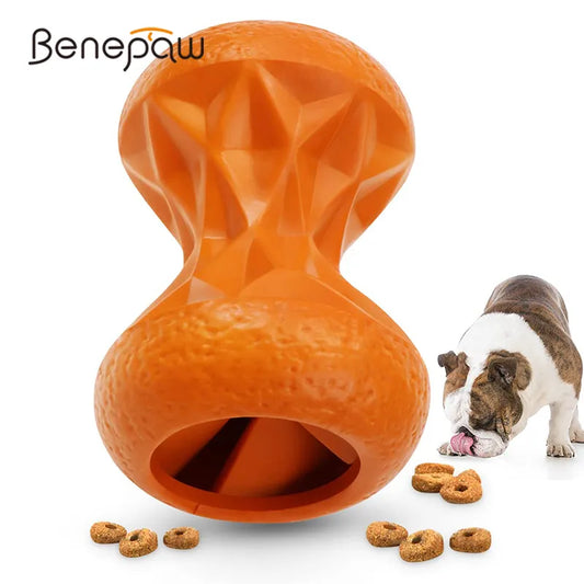 Benepaw Interactive Foraging Treat Dispensing Dog Toy for Aggressive Chewers - made from Nontoxic Rubber for Aggressive Chewers