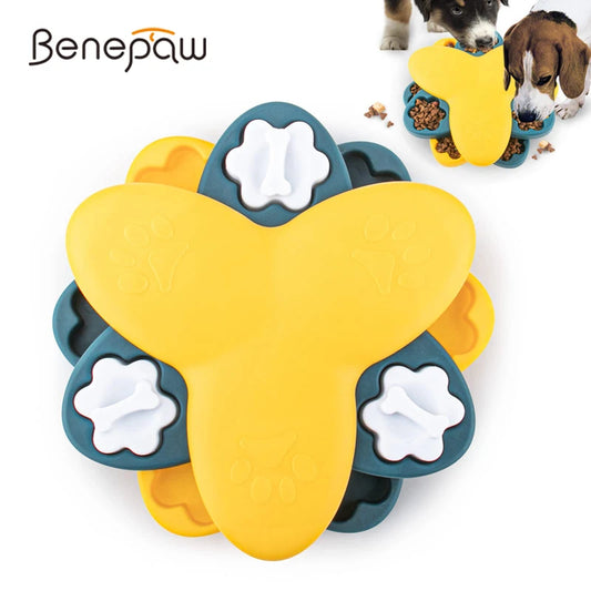 Benepaw Interactive Foraging Treat Dispensing Puzzle toy - Great for Slow Feeding - For Small to Large Dogs