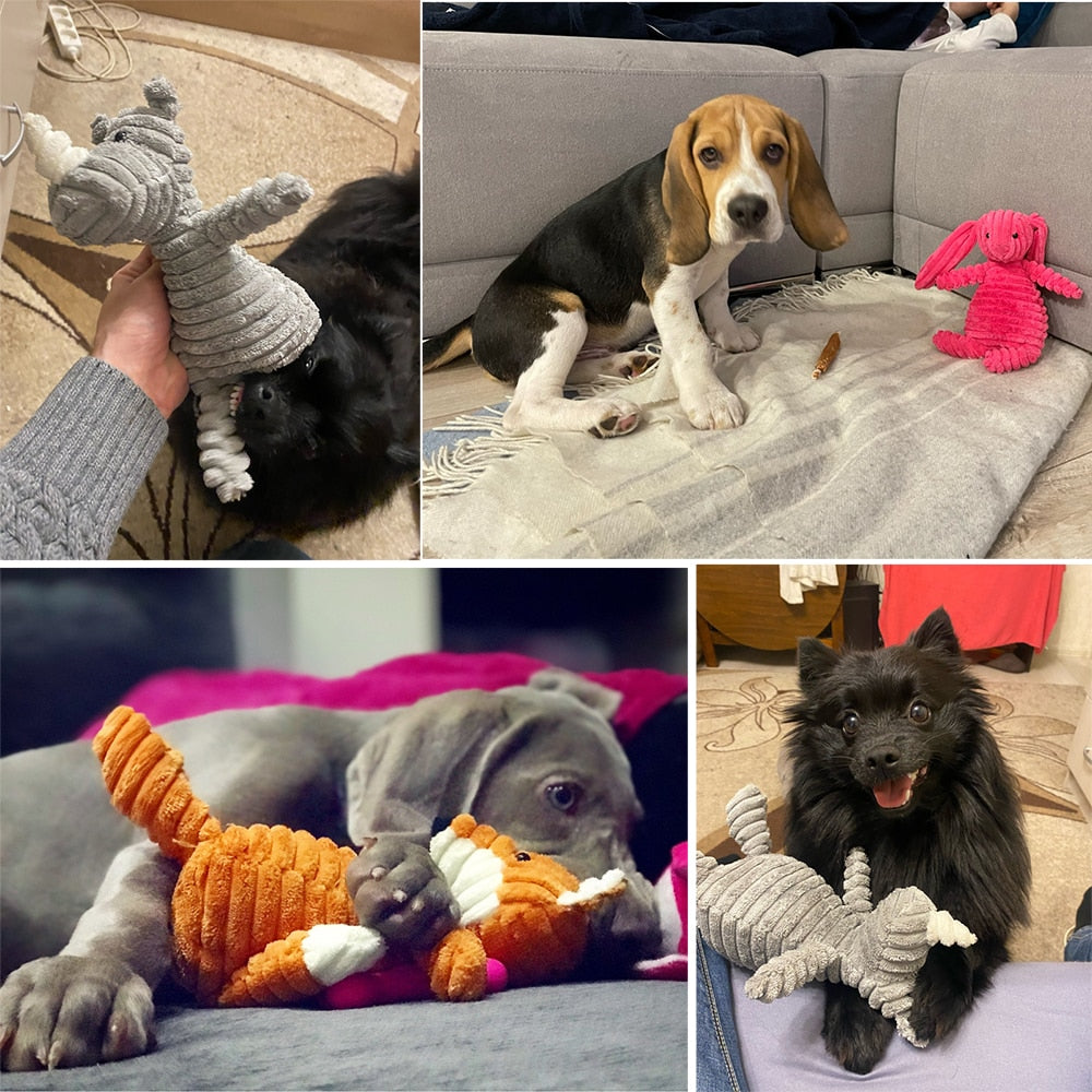 Plush Squeaky Dog Toys For Puppy's - Various options