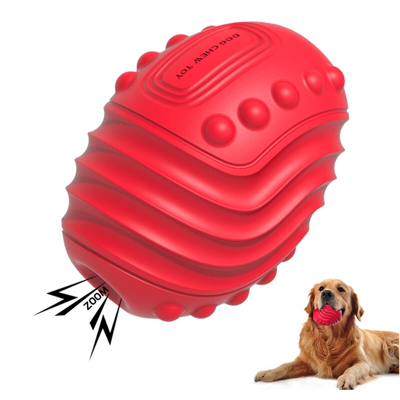 Benepaw Tough Rubber Interactive Dog Toy For Small, Medium & Large Dogs for Aggressive Chewers