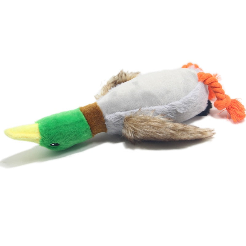 Plush Squeaky Duck Toy For Dogs