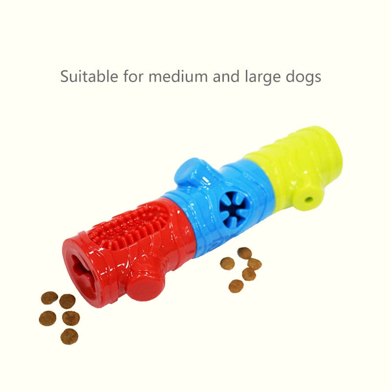 CAITEC Squeaky Foraging Stick Floatable Dog Toy Suitable for Medium to Large Dogs