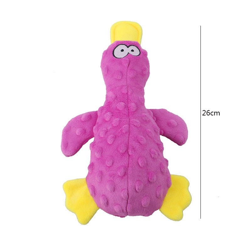 Plush Squeaky Duck Toy For Dogs