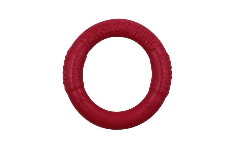 Floating Flying Ring for Interactive Training and Tug-O-War for Aggressive Chewing for Small Medium Dogs