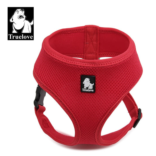 Truelove Puppy / Small Dog Breathable Mesh Nylon Harness (Red)