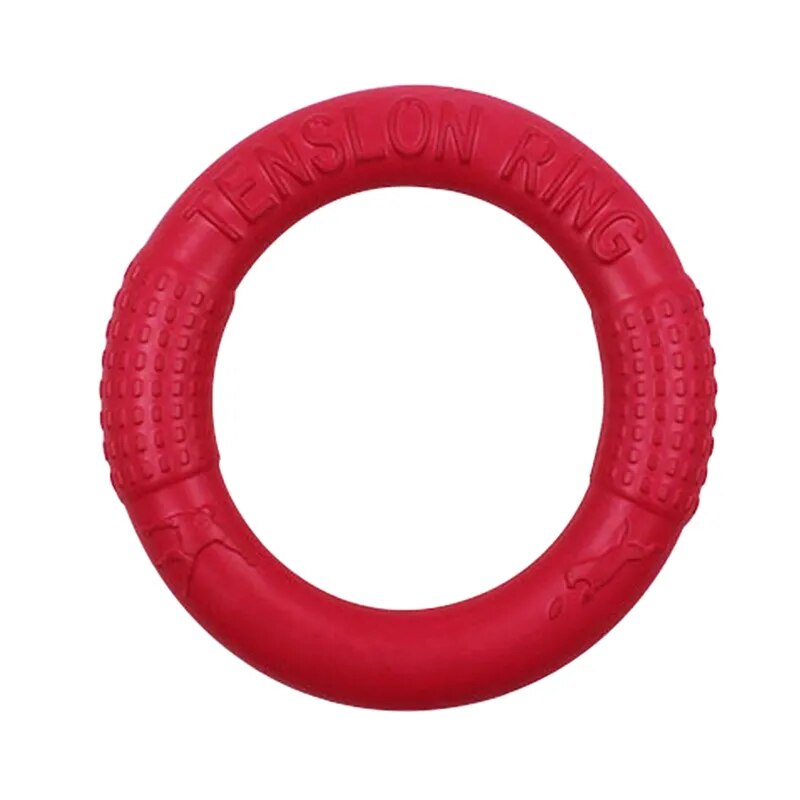 Floating Flying Ring for Interactive Training and Tug-O-War for Aggressive Chewing for Small Medium Dogs