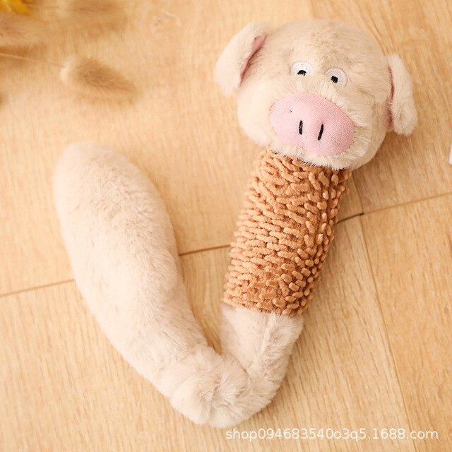 Cute Snuggle Squeaky Rope Dog Toys