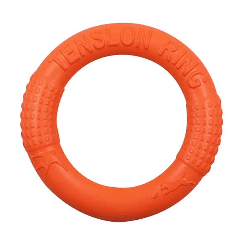 Floating Flying Ring for Interactive Training and Tug-O-War for Aggressive Chewing for Small Medium Dogs