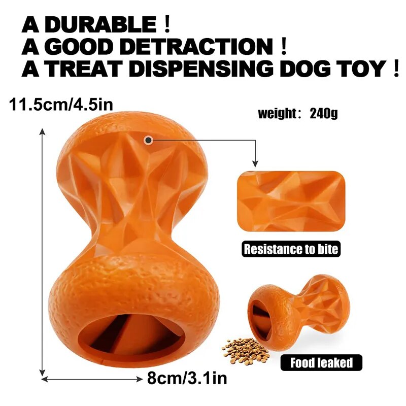 Benepaw Interactive Foraging Treat Dispensing Dog Toy for Aggressive Chewers - made from Nontoxic Rubber for Aggressive Chewers