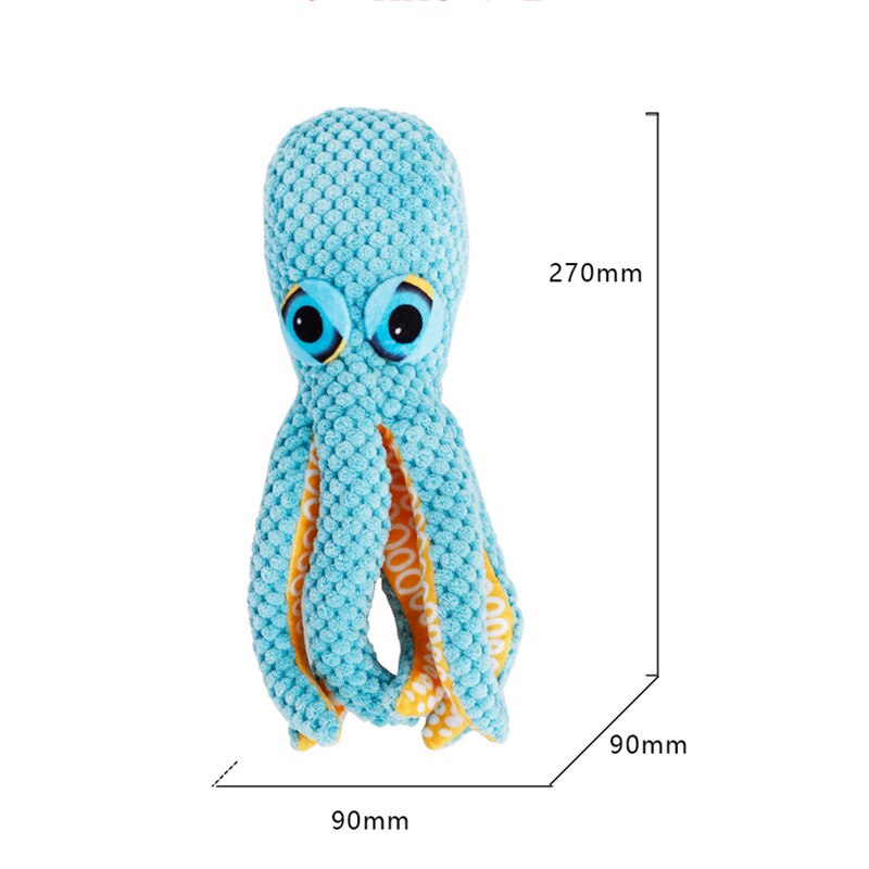 Interactive Squeaky Octopus Dog Toy - 2023 version