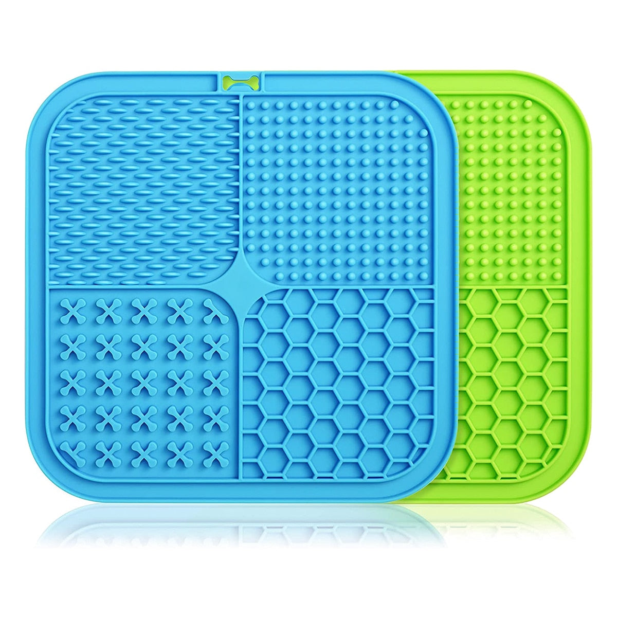 Poursweet Dog Lick Mat with Suction Cups - help with Anxiety Relief