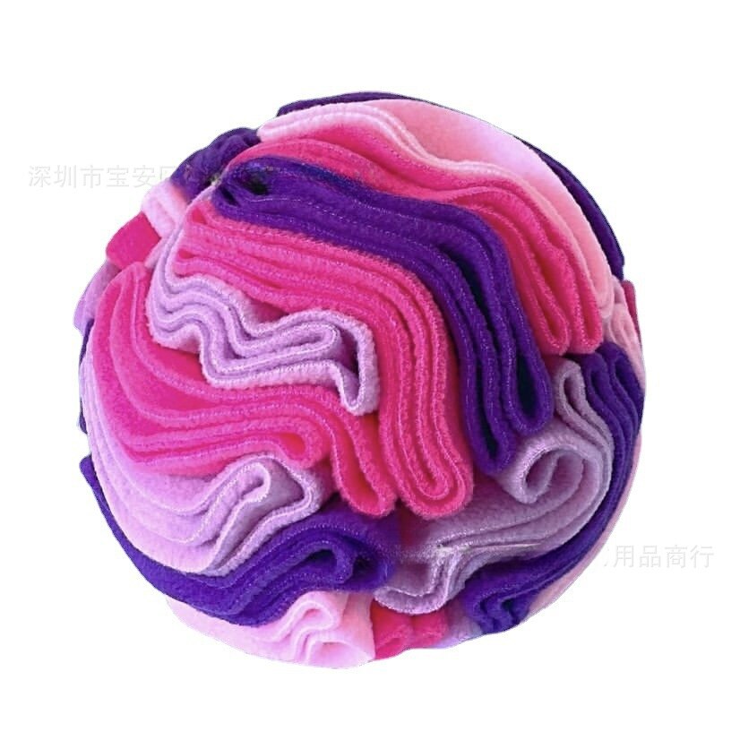 Dog Foraging Sniffing Ball Puzzle Toy - Increases IQ - Slow Dispensing Feeder