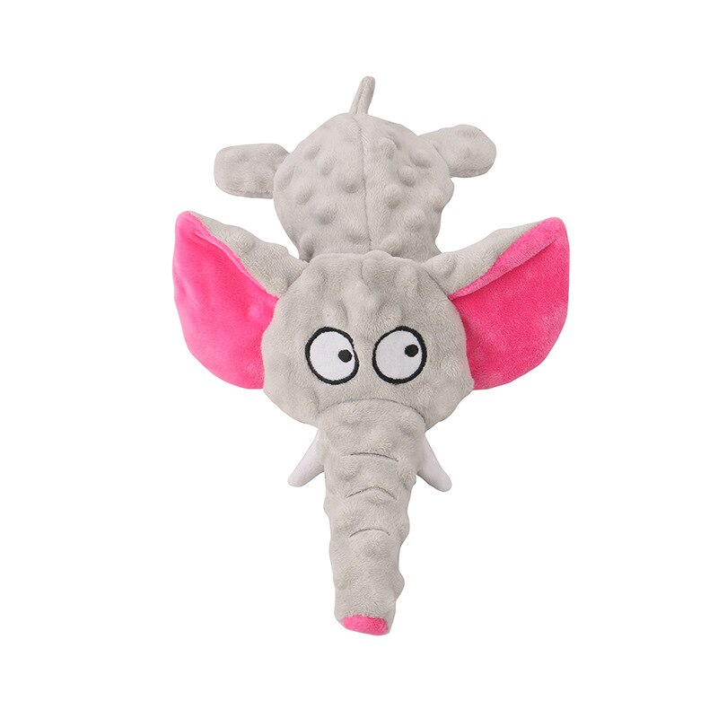 Squeaky Elephant Plush Toy For Dogs