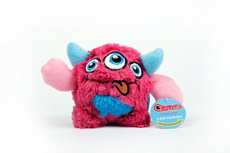 Q-Monster Interactive Squeaky Monster Dog Toy