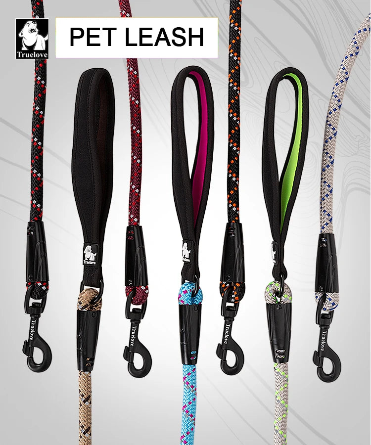 Truelove Luxury Adjustable Heavy Duty Dog Lead with Neoprene Padded Handle TLL2572