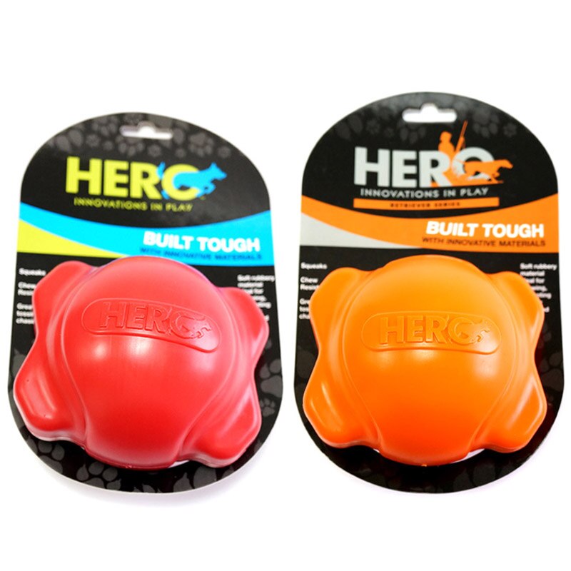 CAITEC Hero Squeaking Dog Ball - Tough, Floating & Interactive