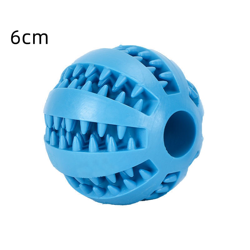 Rubber Interactive Chew Foraging Dog Ball Toys