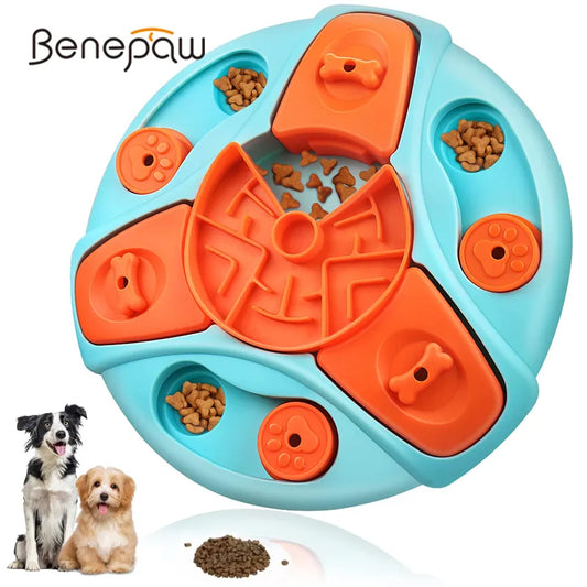 Benepaw Dog Foraging Slow Feeding Interactive Puzzle Toy for Brain Stimulation - For Small ,Medium & Large Dogs