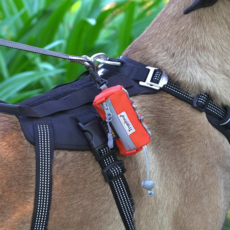 Truelove Adjustable Small Poop Bag Dispenser with Carabiner Suitable for All Dog Leashes TLB2012