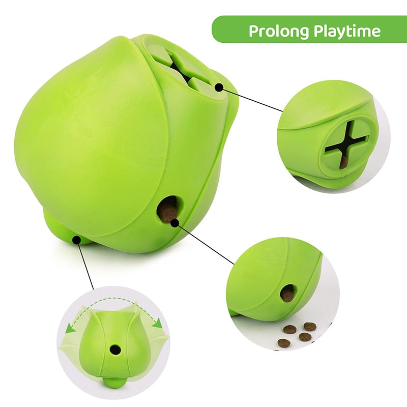 Benepaw Treat Dispensing Rubber Foraging Dog Toy For Small to Medium sized Dogs & Puppies