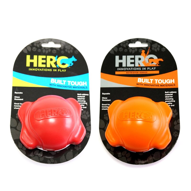 CAITEC Hero Squeaking Dog Ball - Tough, Floating & Interactive