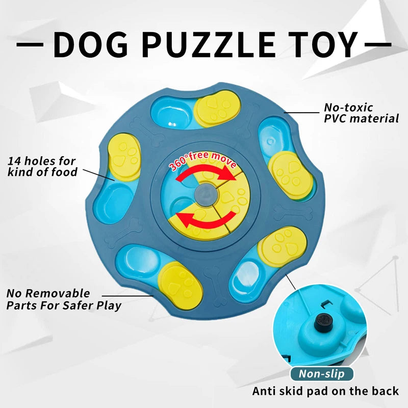 Benepaw Slow feeding Interactive Foraging Puzzle Toy - for Small, Medium & Large Dogs