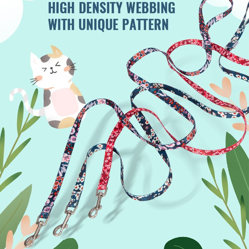 Truelove Floral Lightweight Dog Leash 1.2m - Spring Design - 3 options TLL3113