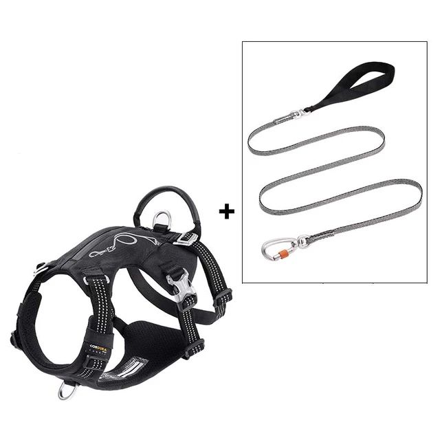 Truelove Escape-proof Harness with Zippered Pocket Dog Harness with Easy Control handle YH1811